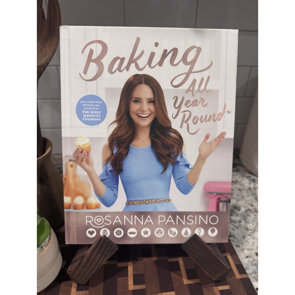 Rosanna Pansino Baking All Year Round Hardcover Cookbook Baking Holiday Desserts